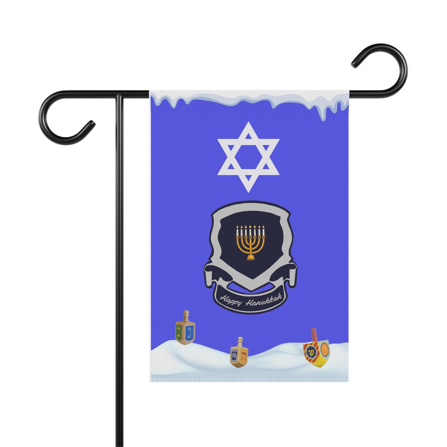 Happy Hanukkah - Garden Banner