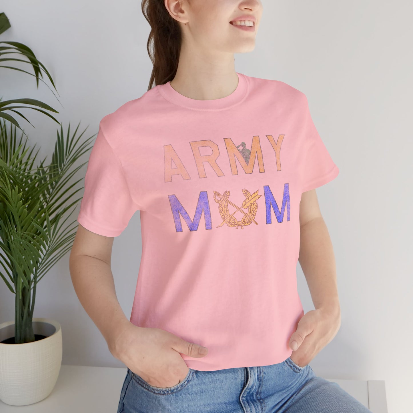 Distressed Army Mom Shirt