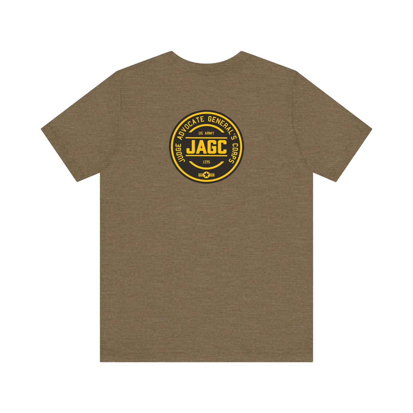 Bella Canvas - Soft Cotton - JAG Emblem  - Front and Back - Shirt