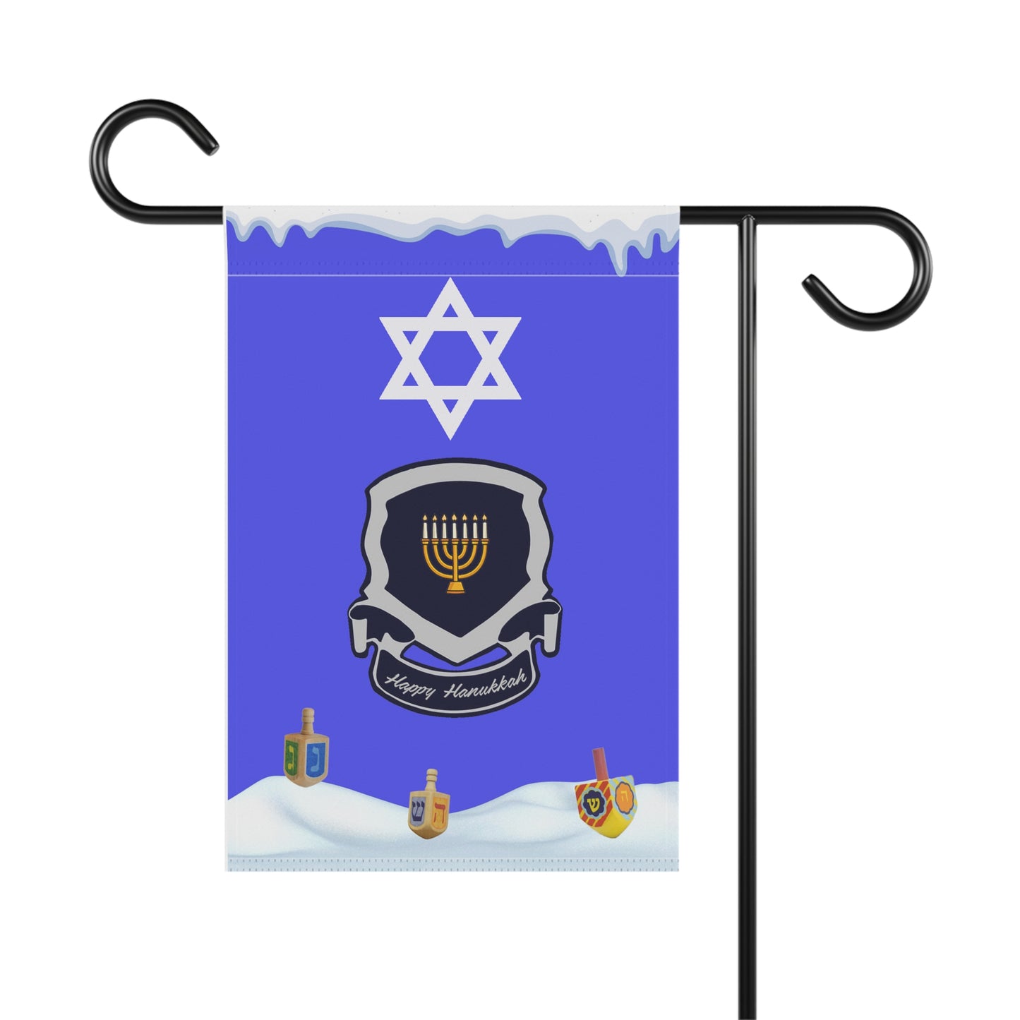 Happy Hanukkah - Garden Banner