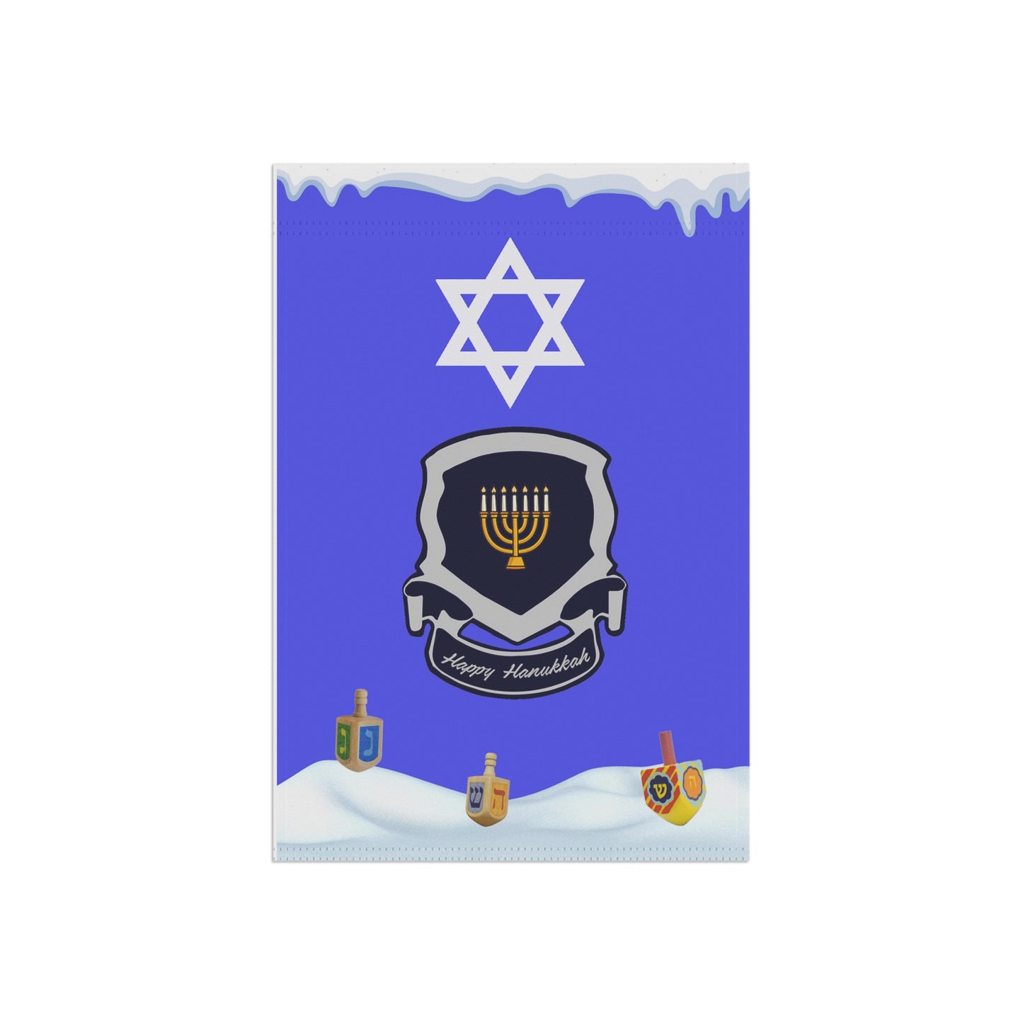 Happy Hanukkah - Garden Banner