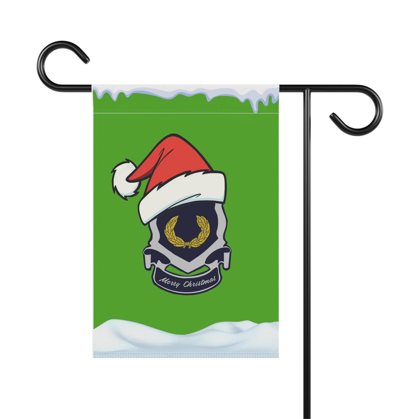 Merry JAG-Mas - Plain Crest - Garden Banner