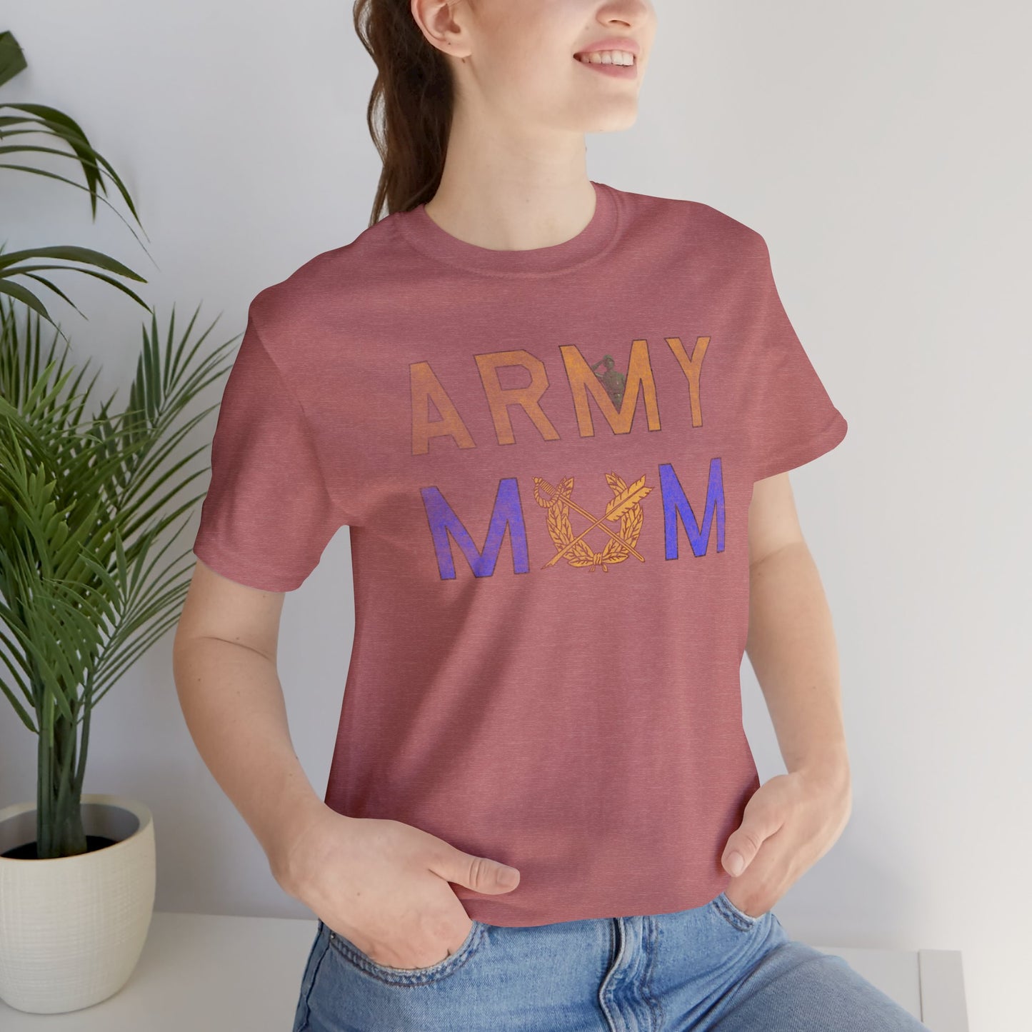 Distressed Army Mom Shirt