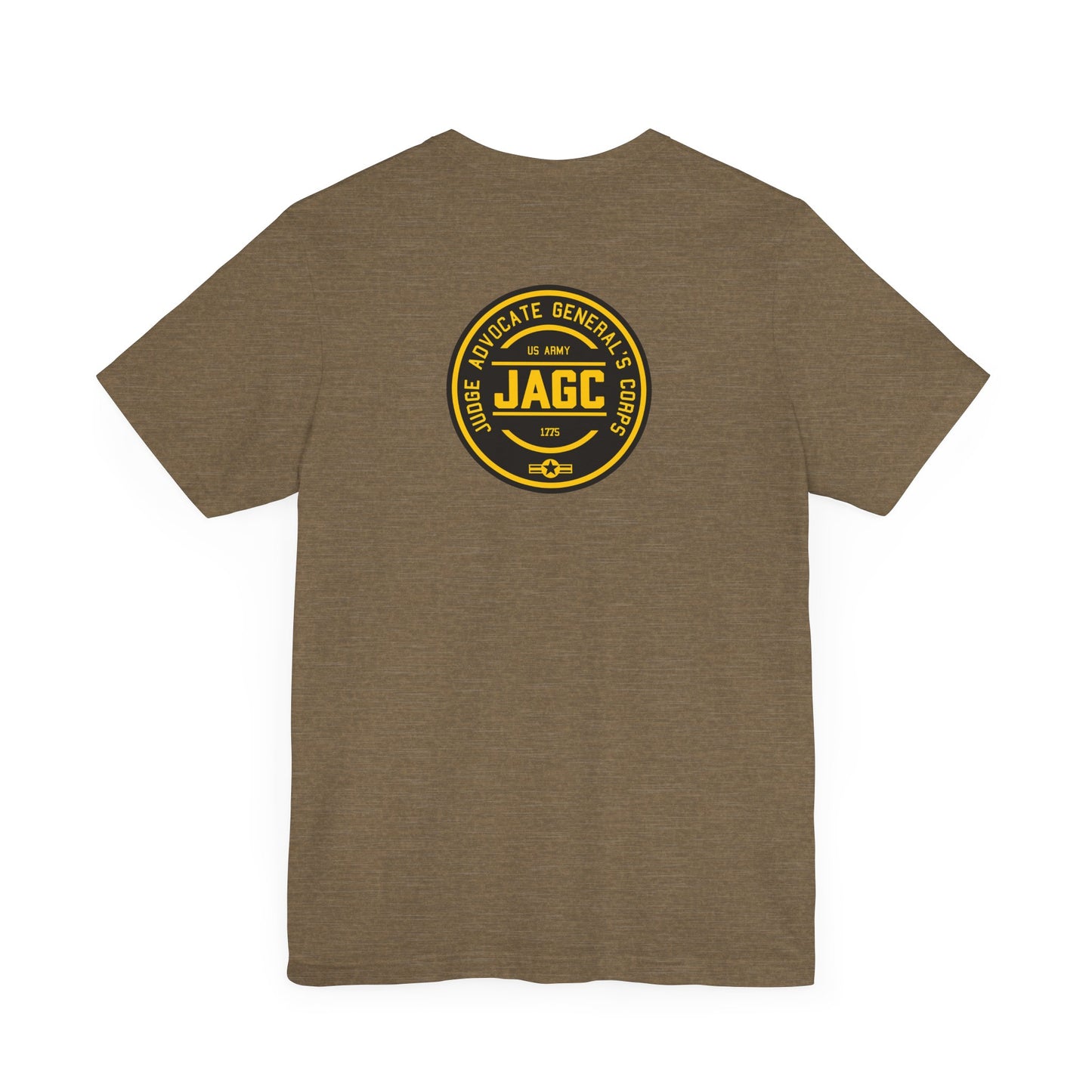 Bella Canvas - Soft Cotton - JAG Emblem  - Front and Back - Shirt