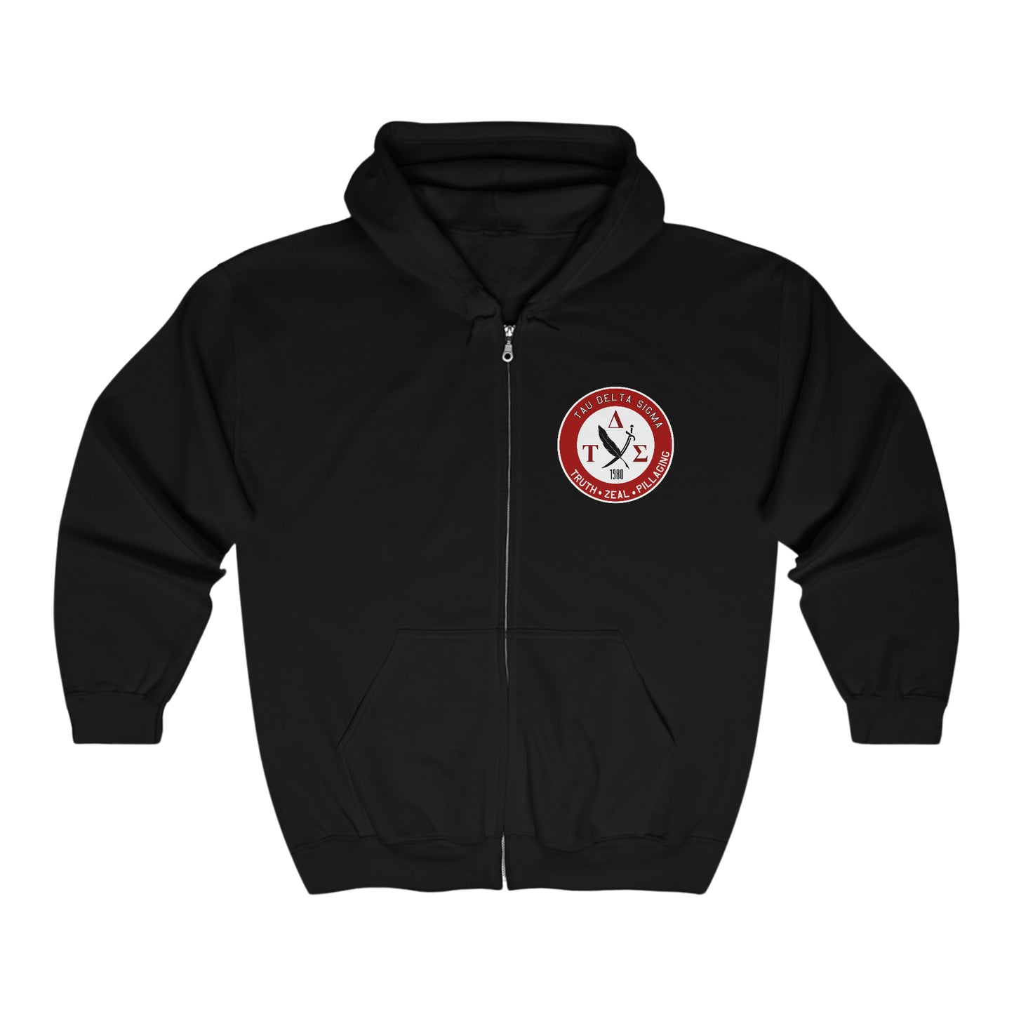 TDS Frat/Sorority Zip-Up Hoodie