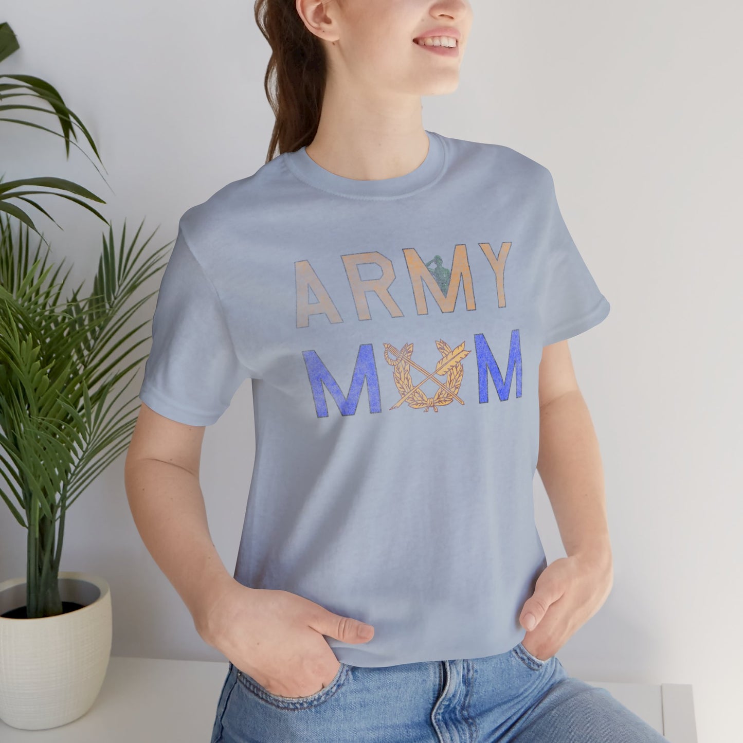 Distressed Army Mom Shirt