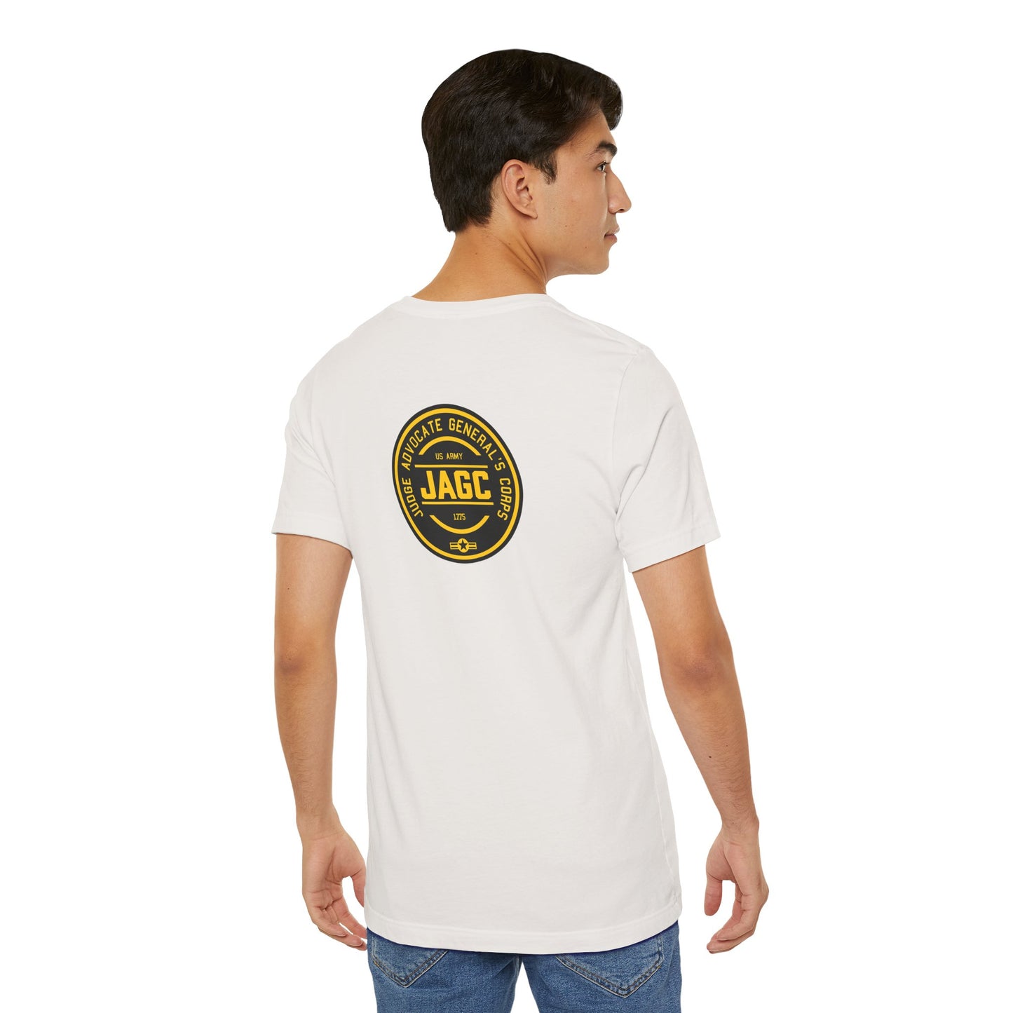 Bella Canvas - Soft Cotton - JAG Emblem  - Front and Back - Shirt