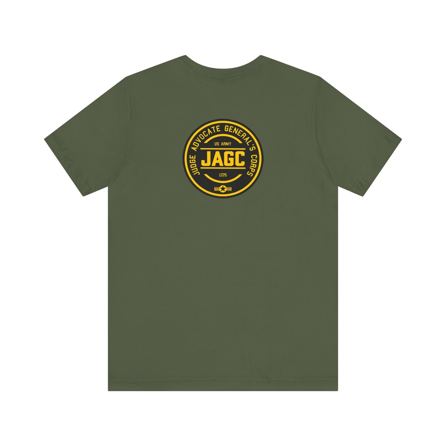 Bella Canvas - Soft Cotton - JAG Emblem  - Front and Back - Shirt