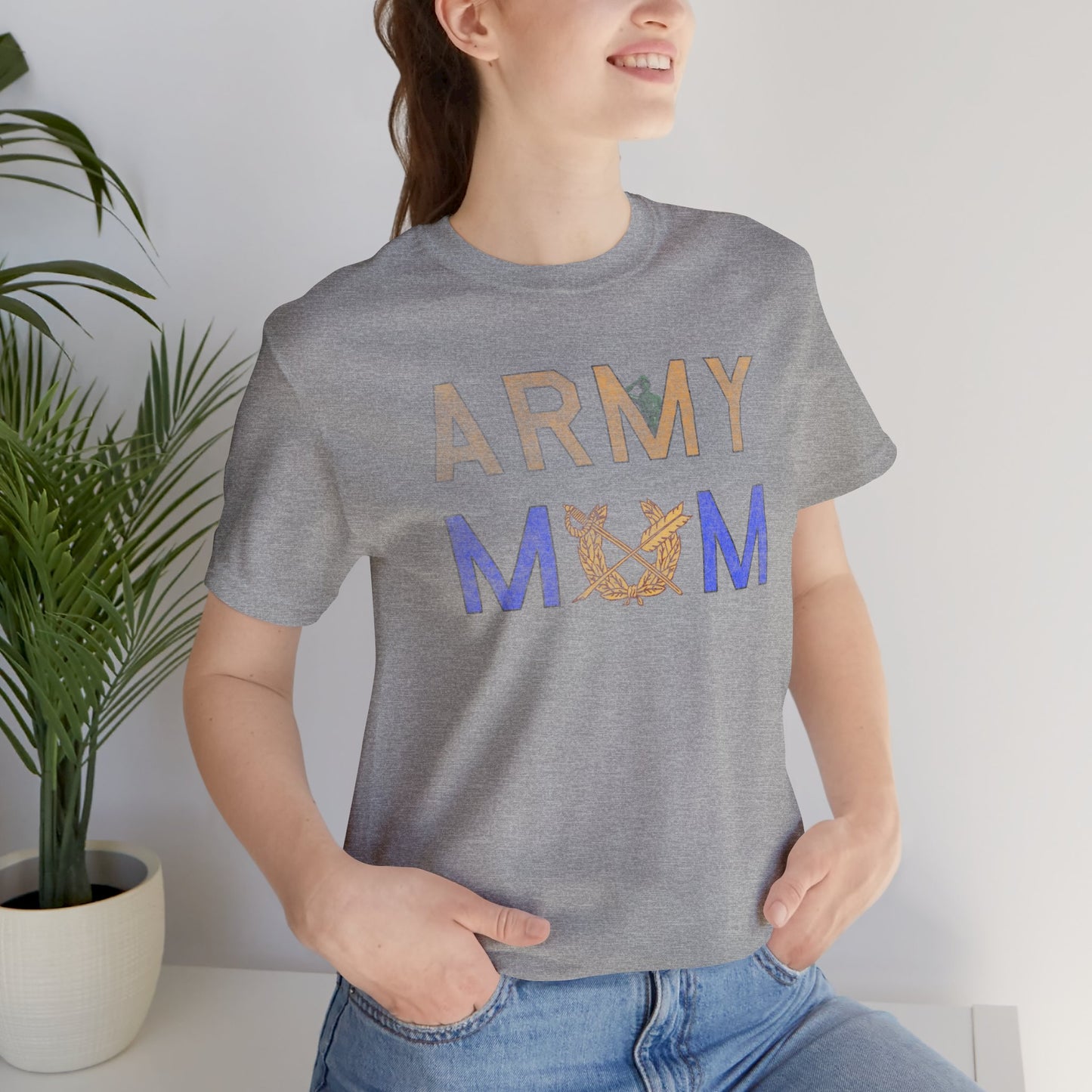 Distressed Army Mom Shirt