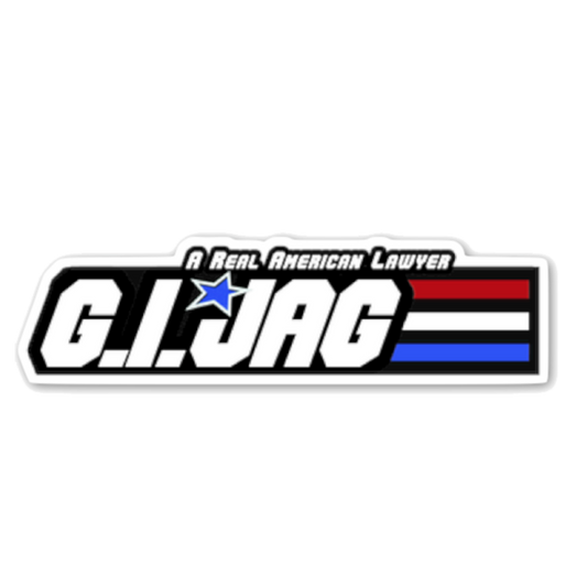 G.I. JAG Sticker