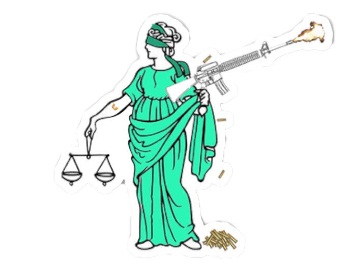 Lady Justice Sticker