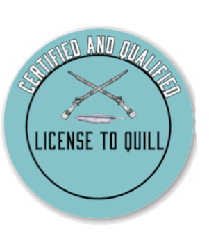 License to Quill Sticker